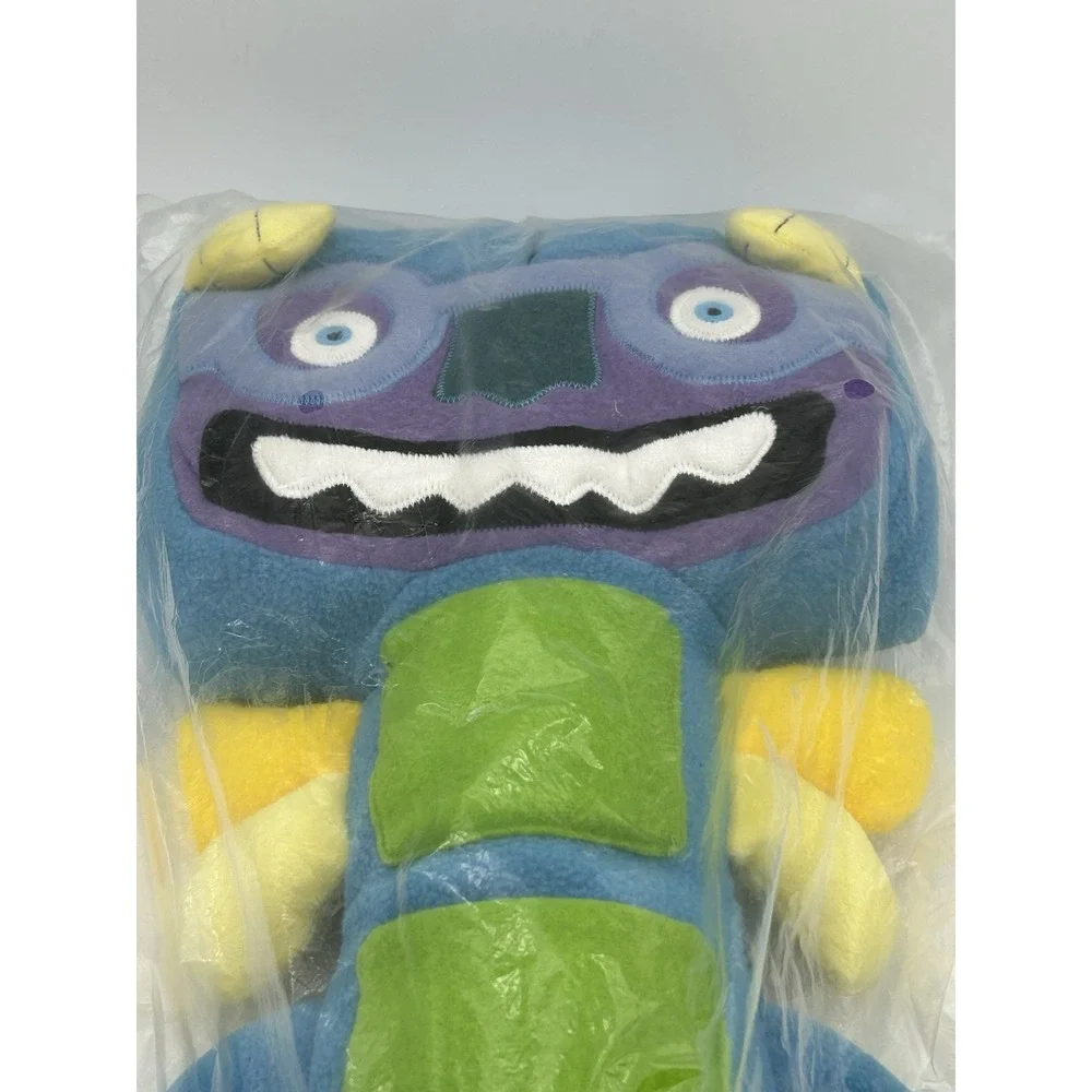 Seat Pets Kids Seat Belt Cover Travel Pillow Blue Monster AWTY Stuffed‎ Animal